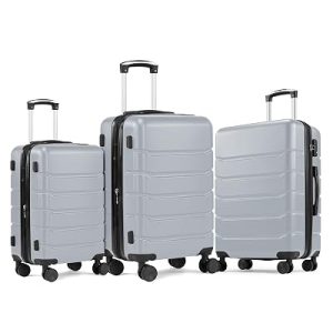 NEWBULIG 3 Piece Luggage Set, Expandable Suitcase