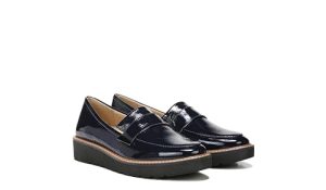 Naturalizer Womens Adaline Slip On Lightweight Platform Loafer,Navy…
