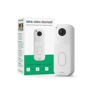 Blink Video Doorbell – Head-to-toe HD view, two-year battery life,…