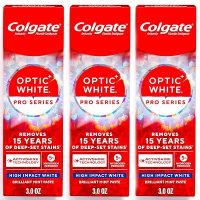 3-Pack Colgate Optic White Toothpaste