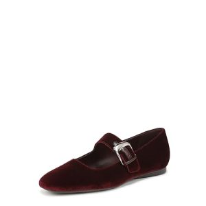 Naturalizer Women's Cosmic Mary Jane Flat Cabernet Sauvignon Red…