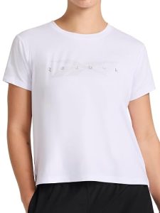 Reebok Women’s Dotted Graphic Crewneck T-Shirt