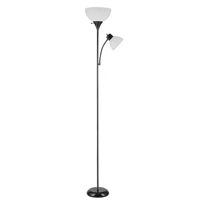 Globe Electric 67135 72″ Floor Lamp with Adjustable Reading Light