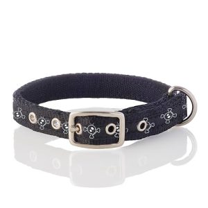 Pet Passion Adjustable Recycled Ribbon Dog Collar for All Pet Breeds