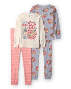 Carter's Girl 4-Piece Tight Fit Cotton Pajama Set