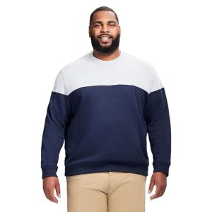 IZOD Men's Big and Tall Advantage Performance Crewneck Fleece…