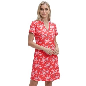 IZOD Women's V-Neck Short Sleeve Athletic Dress