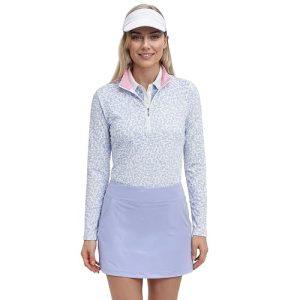 IZOD Women's 1/4 Zip Pullover Performance Stretch Long Sleeve Golf…