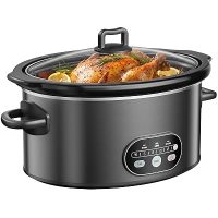 OLIXIS Slow Cooker – 8 Quart Ceramic