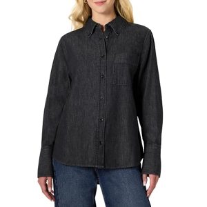 Amazon Essentials Women's Modern Oversized-Fit Cropped Denimu2026