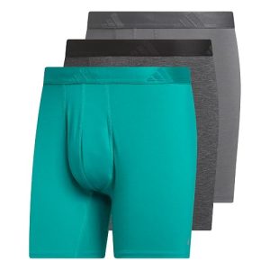 adidas Men's Luxe Comfort Boxer Brief Underwear 3-Pack