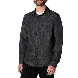 Amazon Essentials Men's Regular-Fit Long-Sleeve Button-Down Denimu2026