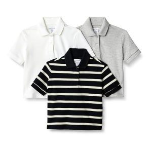 Amazon Essentials Baby Girls' Cotton Spandex Polo Shirt