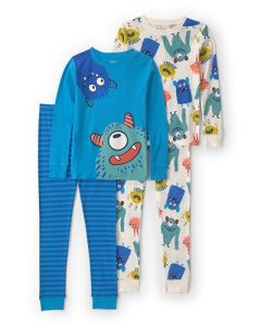 Carter's Boy 4-Piece Tight Fit Cotton Pajama Set