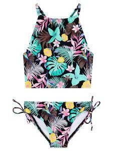 Kanu Surf Girls' Daisy Beach Sport Halter Tankini