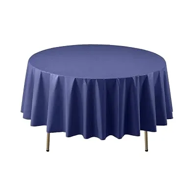 3-Count Party Essentials Disposable Heavy Duty 84″ Round Plastic Table