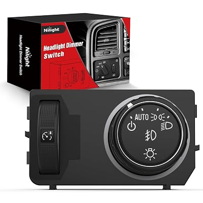 Nilight Headlight Dimmer Switch for Silverado