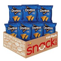 Doritos Flavored Tortilla Chips, Cool Ranch, 1 Ounce, Pack of 104