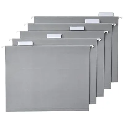25-Pack Amazon Basics Hanging File Folders with Adjustable Tabs