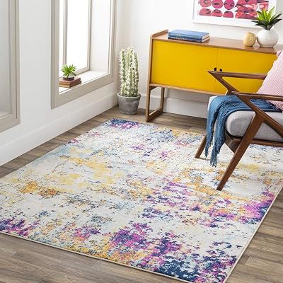 Livabliss Area Rugs – 6×9 Arti Modern Abstract Gray Rug