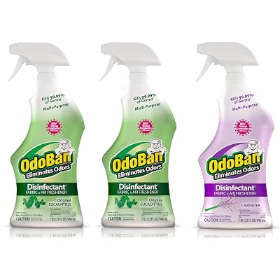 3-Pack OdoBan Disinfectant Spray