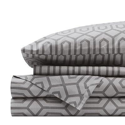Comfort Spaces 100% Cotton Percale Sheets King Size 4 Pcs - $27.96 ($39.99)