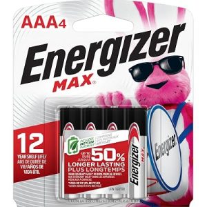 Energizer MAX AAA Batteries 4-Pack