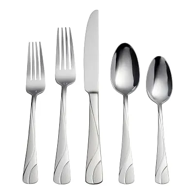Oneida River 20 Piece Everyday Flatware Set, Service for 4