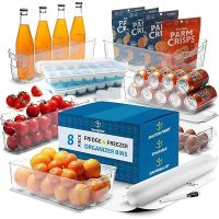 Hearth & Harbor Fridge Organizer Bins