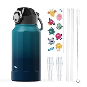 Konokyo FLOWPLAY 26oz Push-Button Insulated Water Bottle