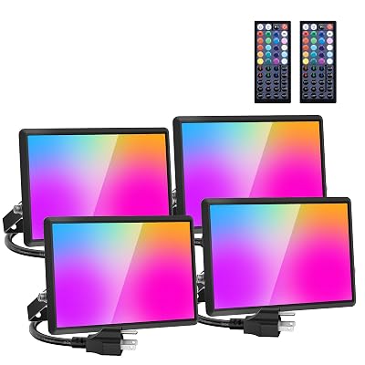 Olafus 4-Pack RGB Flood Lights - $59.49 ($69.99)