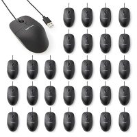 30-Pack Amazon Basics Wired Mouse