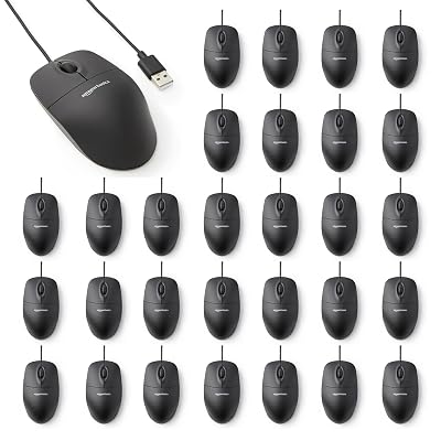 30-Pack Amazon Basics Wired Mouse - $94.47 ($144.99)