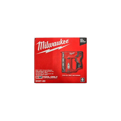Milwaukee 2447-20 M12 12-Volt Lithium-Ion Cordless 3/8 in.Crown Stapler – Tool Only