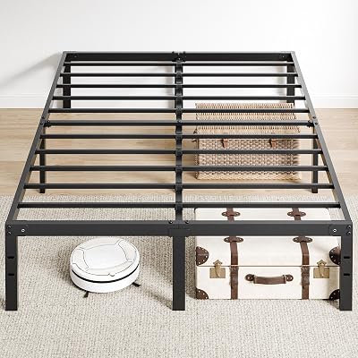 OLIXIS 14In Metal Queen Bed Frame - $53.99 ($69.99)