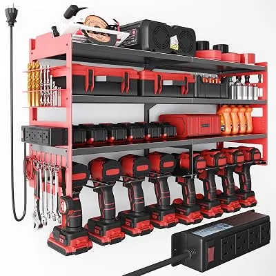 OLIXIS Power Tool Organizer Wall Mount