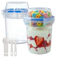 Basicwise 480ml Airtight Cereal Storage Container