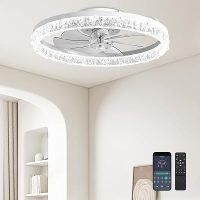 DIAMONDFORGE Modern Ceiling Fan with Lights