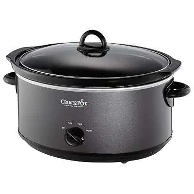 Crock-Pot 7-Quart Manual Slow Cooker, Family Size Serves 8+