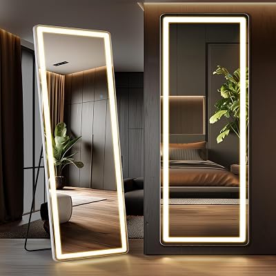 Aidoly LED Rectangular Full Length Mirror, 71″L x 26″W Body - $89.97 ($149.99)