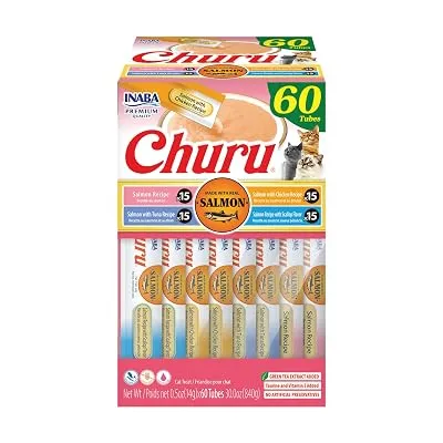 INABA Salmon Churu Cat Treats Box