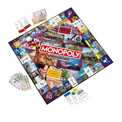 Top Trumps Monopoly Baltimore MD Edition Board Game