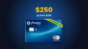 Chase Freedom Flex Bonus: Earn $250