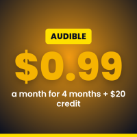 Audible Standard $0.99/Month for 4 Months + $20 Audible Credit (Prime Members)