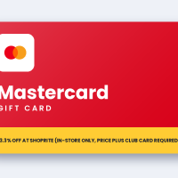 Visa and Mastercard Gift Cards: Up to 13% Off at ShopRite