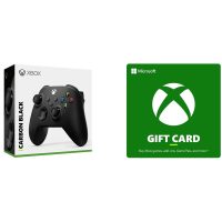 Xbox Wireless Controller (Carbon Black) + $50 Xbox Gift Card Bundle: 23% Off at Newegg