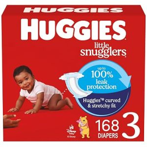 Huggies Size 3 Diapers, 168 Count, 6 Packs of 28