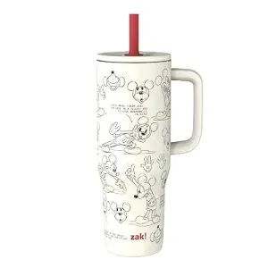 Zak Designs Mickey Mouse 30oz Insulated Stainless Steel Tumbler