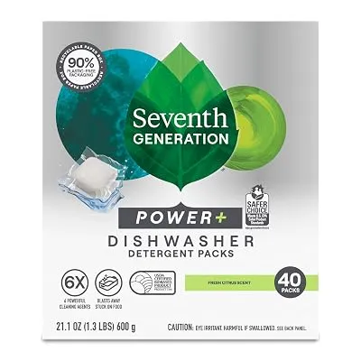 Seventh Generation Dishwasher Detergent Packs