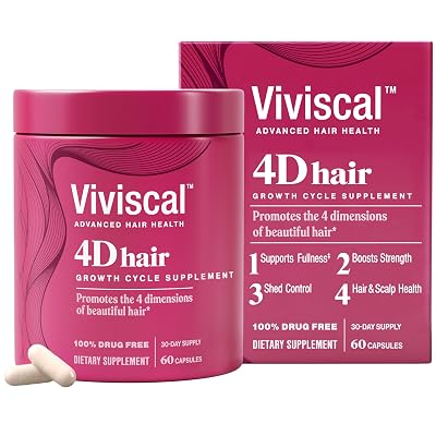 Viviscal 4D Hair Growth Cycle Supplements for Women, 60 Count - $40.70 ($65.00)
